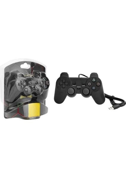 Pc Laptop USB Uyumlu Double Shock Gamepad Oyun Kolu Konsolu