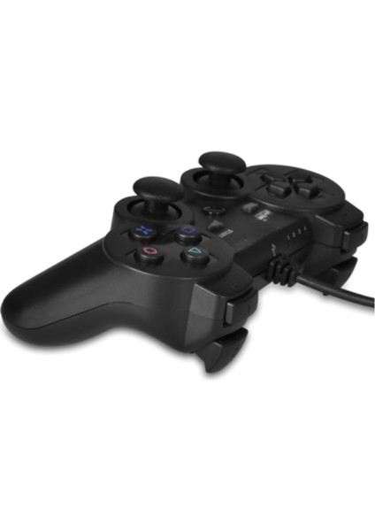 Pc Laptop USB Uyumlu Double Shock Gamepad Oyun Kolu Konsolu indirimleri