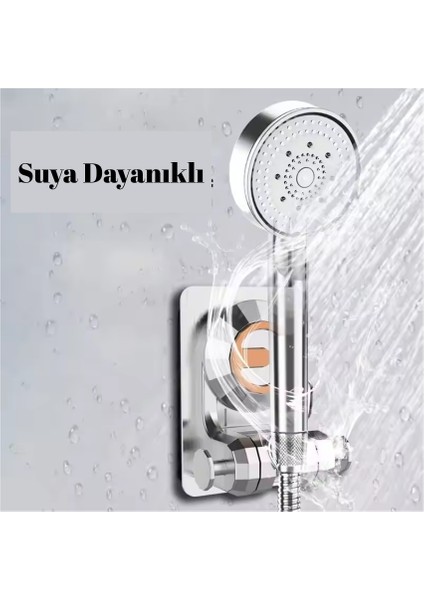 Güçlü Yapışkanlı Tüm Başlıklarla Uyumlu Ayarlanabilir Duş Başlığı Tutucu Mafsalı modelleri