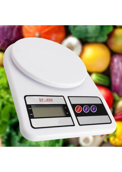 LCD Ekranlı Dijital Hassas Mutfak Terazisi Tartısı Baskülü (4887)