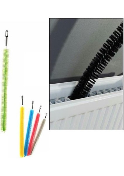 Ergonomik Pratik Kolay Kalorifer Peteği Temizleme Fırçası Aleti 4767