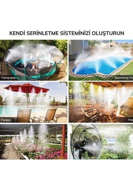 10 Metre Kendin Yap Balkon Veranda Çardak Kamelya Sulama Serinletme ve Nemlendirme Sistemi modelleri