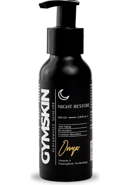 Gymskın Onyx Gece Restore Krem, 100ML