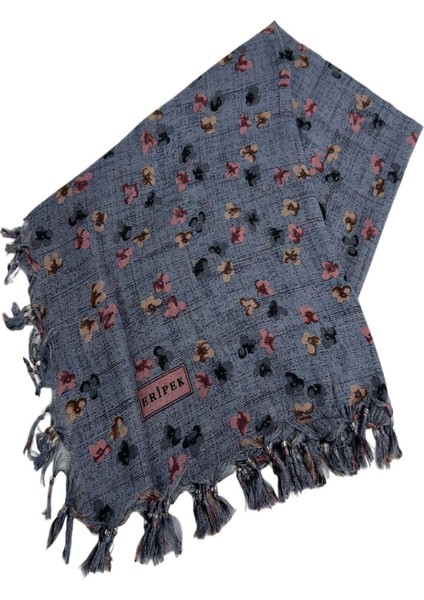 Sökme Boncuklu Pamuk Yazma - 95 x 95 - 04922