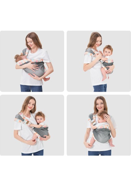 Ayarlanabilir Ergonomik Bebek Sling Taşıyıcı Nefes Alabilir, Tek Omuzda Taşınabilir