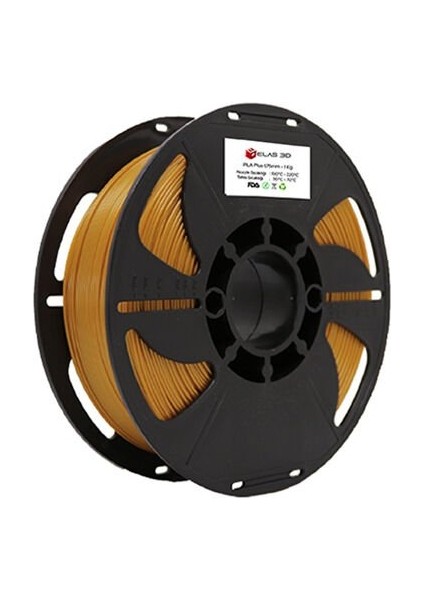 ELAS3D PLA+ Karamel Renk Filament 1.75mm 1KG