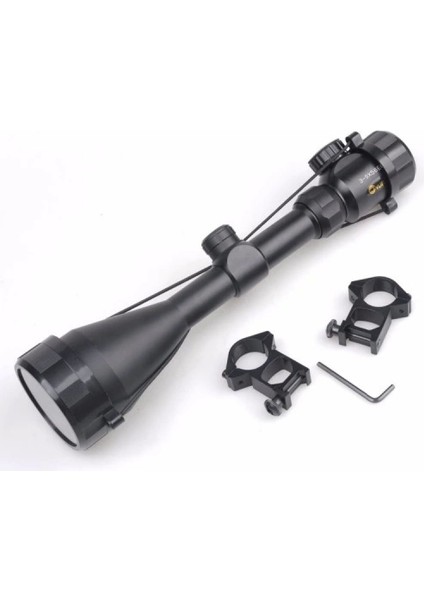 3-9X56EG Dürbünü Çift Işık Kırmızı,yeşil Kaynaklı Zoomlu