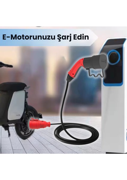 C2L Adaptör - 3Metre Kablo, Tekli Monofaze Priz Çıkışı