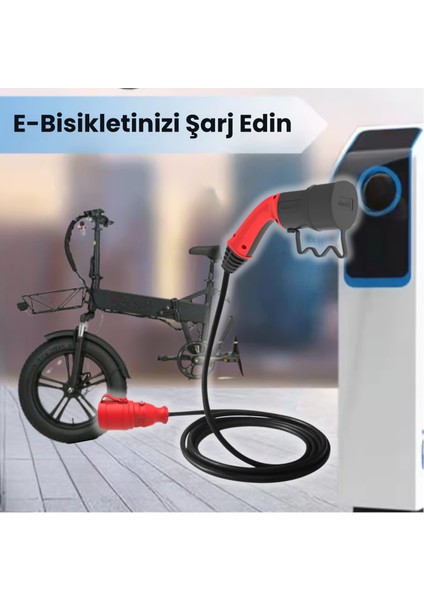 C2L Adaptör - 3Metre Kablo, Tekli Monofaze Priz Çıkışı
