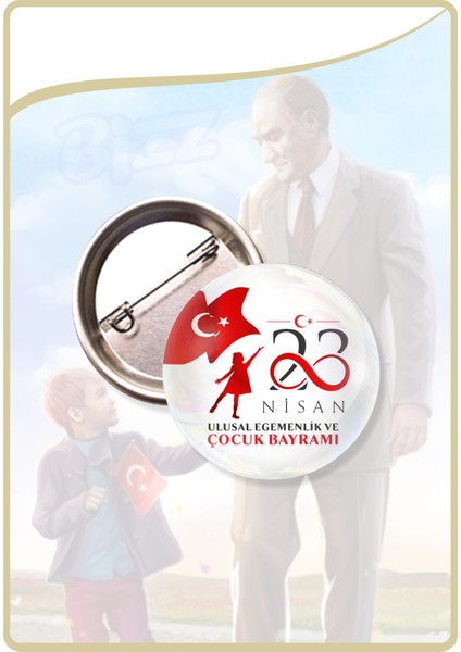 23 Nisan Rozet Seti - 13 (Toplam 10 Parça)