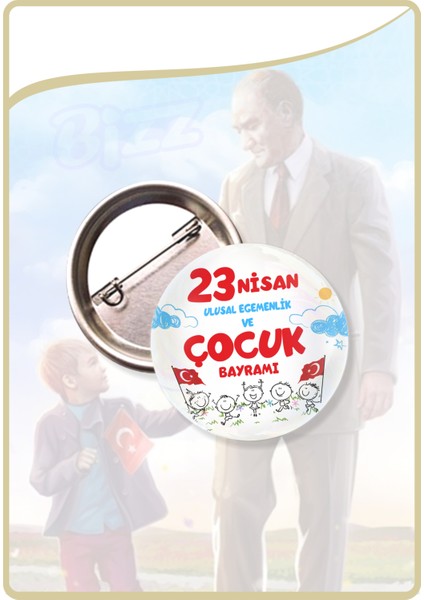 23 Nisan Rozet Seti - 17 (Toplam 10 Parça)