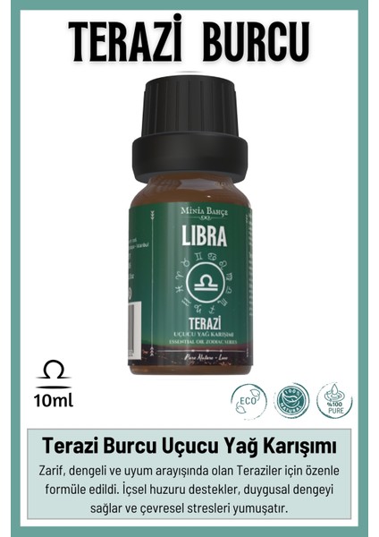 Terazi Burcu - Libra, Uçucu Yağ Karışımı, 10ML