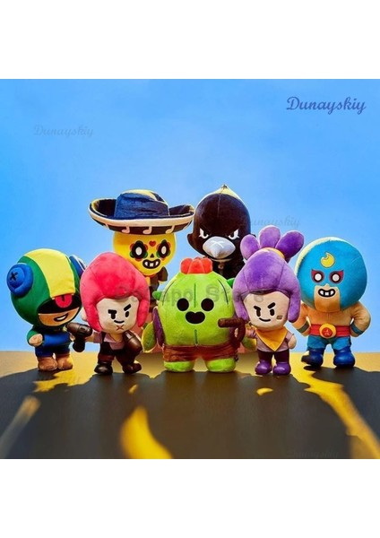 Luxury Brawl Stars Oyun Karakteri El Primo Peluş Oyuncak 22 cm 1 Adet fiyatları