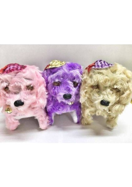 Luxury Oyuncak Köpek Havlayan Sesli Işıklı Figür Oyuncak Köpek Oyuncak Yavru Oyuncak Köpek 1 Adet