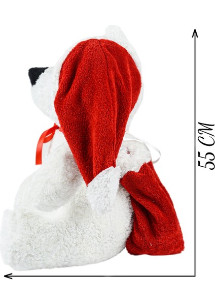 Luxury Pandanke 55 cm Noel Baba Ayıcığı (%100 Yerli) 1 Adet indirimleri