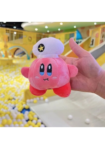 Luxury 1 Adet Yıldız Kirby Dolması Oyuncaklar Kawaii Sevimli Peluş Anahtarlık 1 Adet