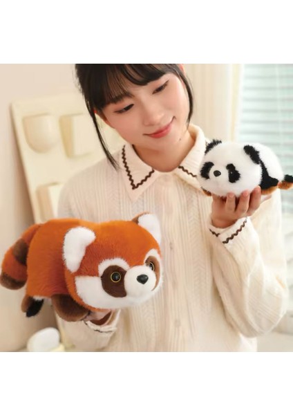 Luxury Banbo Çift Taraflı Panda Sincap Peluş Oyuncak 25CM 1 Adet