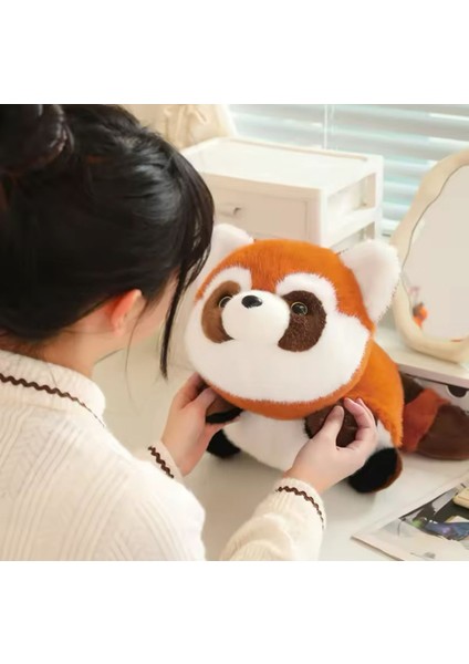 Luxury Banbo Çift Taraflı Panda Sincap Peluş Oyuncak 25CM 1 Adet