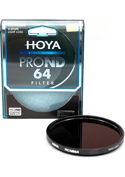 62MM Pro ND64 Nd Filtre (6 Stop)