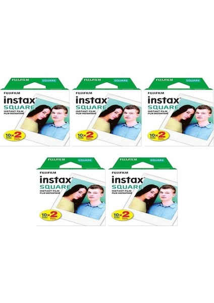 Fujifilm Instax Kare Sq Için 100'LÜ Film