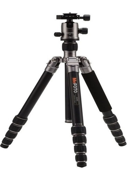 A2350Q2T Globetrotter Aluminum Travel Tripod Kit (Titanium