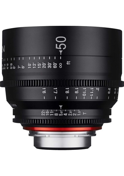 Xeen 50MM T1.5 Cine Lens, Pl Uyumlu