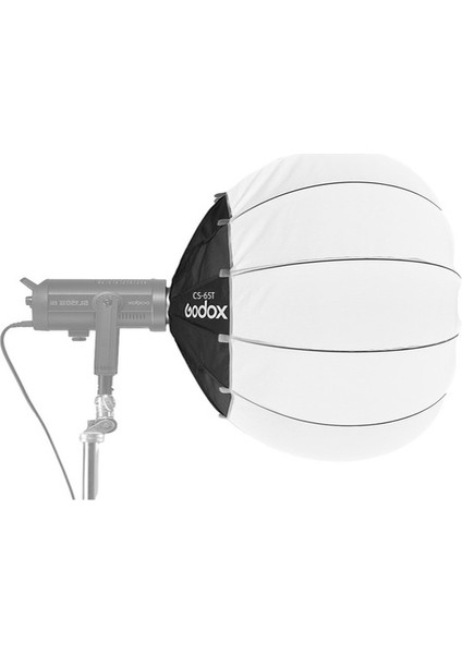 CS-50T 50 Cm/19.6 Inç Hızlı Açılan Fener Softbox Siyah