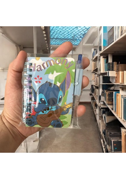 Stitch Karakterli Not Defteri Kalemli 2'li Set modelleri