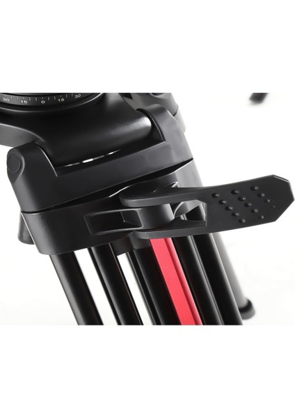 M25DL Hidrolik Kafalı Profesyonel Broadcast Video Tripod