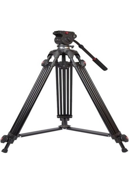 0508B Pro Broadcast Profesyonel Video Tripod 190CM 9 kg