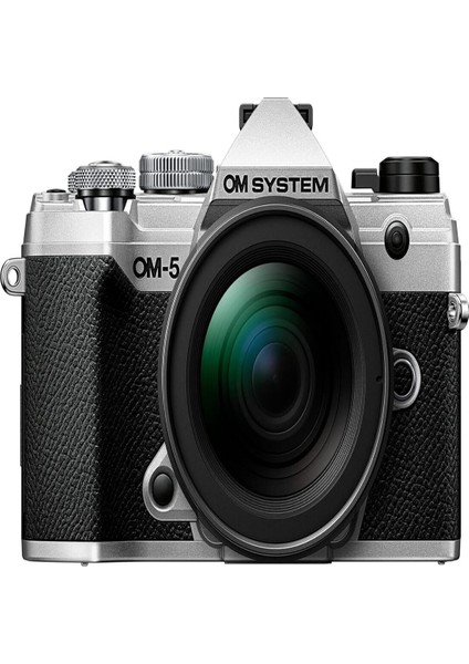Olympus Om-5 Gümüş Mikro Dört Üçte Sistem Kamerası M.zuiko Dijital Ed 12-45MM F4.0 Pro Kiti Dış Mekan Kamera Hava Mühürlü Tasarım 5 Eksenli Görüntü Sabitleme 50MP Elde Taşınabilir Yüksek