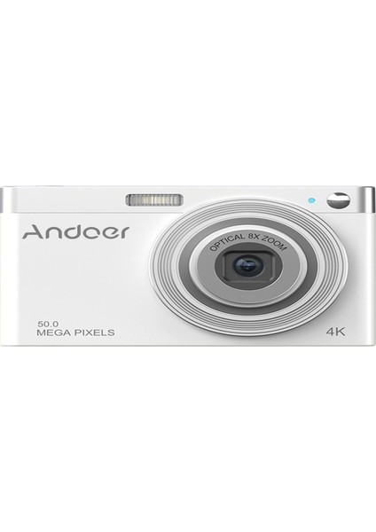 Hallow Andoer 4K 50 Mp Taşınabilir Dijital Kamera Beyaz