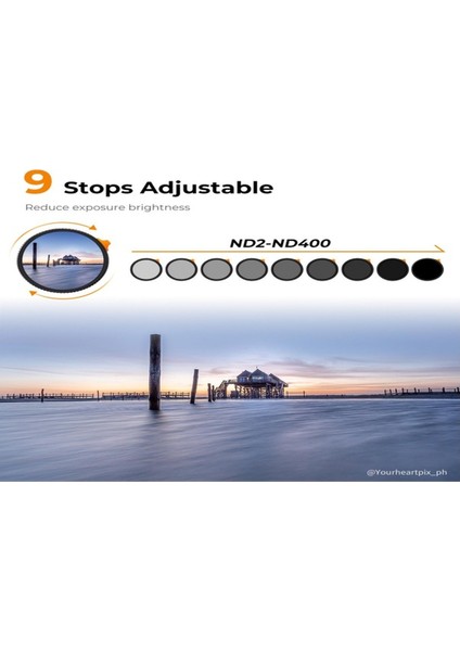 K & F Concept 95 mm ND2-400 Nano-X Iı 1-9 Durak Değişken Nd Filtre fiyatları
