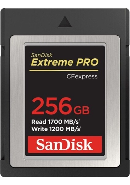 256 GB Cfexpress Kart Ext Pro Sandısk SDCFE-256G-GN4IN 1700/1100 Mb/s