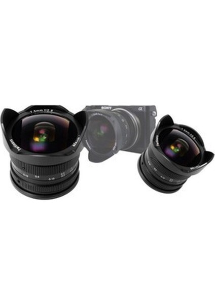 Objektif 7ARTISANS 7.5mm F2.8 Fisheye Fixed Lens Sony Uyumlu