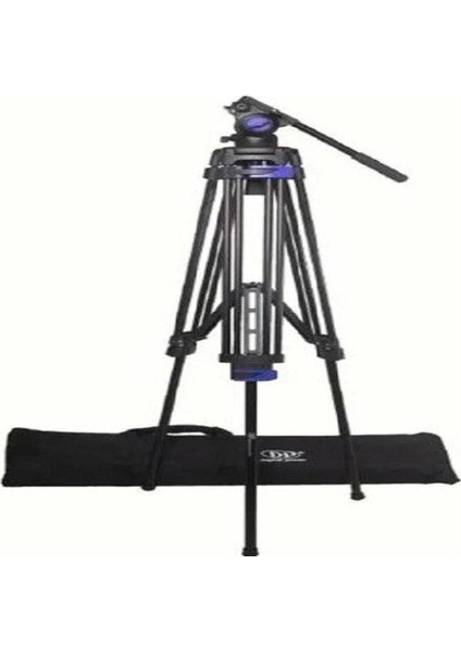 888 Professional Video Kamera Tripod 180M Hidrolik Kafa