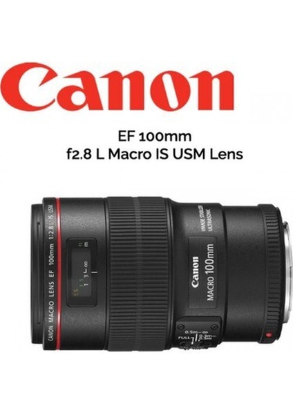 Ef 100MM F/2.8l Is Usm Lens / Ithalatçı Garantili