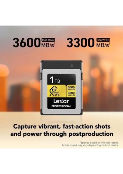 1tb Professıonal Gold LCXEXP4001T- Rneng Cfexpress 4.0 Type-B Kart