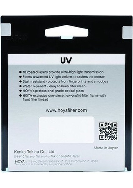 72MM Fusion One Circular Polarize Filtre