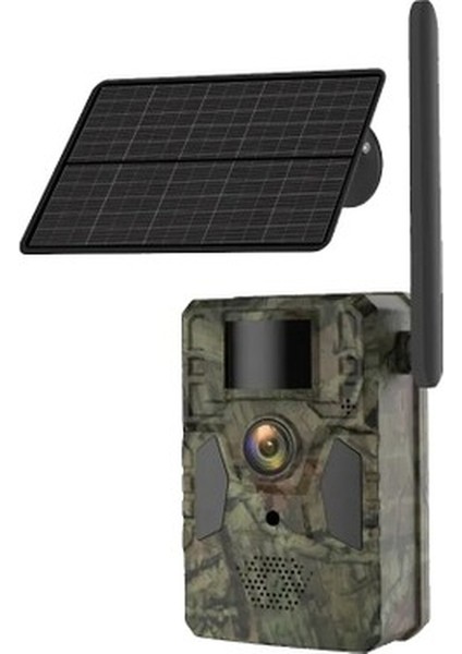 C22 4 Mp Full Hd 4 G Gprs Solar Sim Kart Destekli Ir Ip Fotokapan Kamera