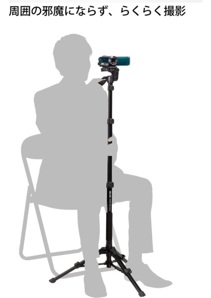 Gx-N Stand Pod 187CM Ayaklı Monopod 24FILM