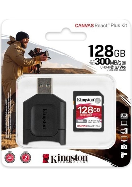 128GB Canvas React Plus Uhs-Iı Sd Hafıza Kartı MLPR2/128GB fiyatları