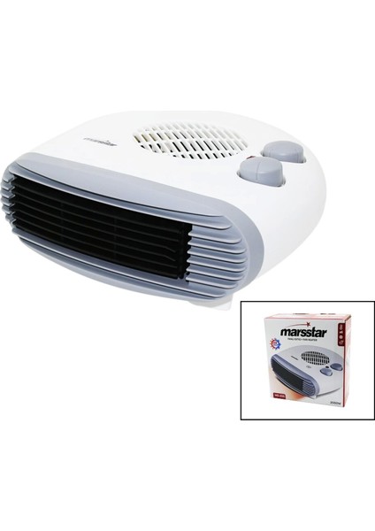 2ın1 = Sıcak - Soğuk Turbo Fanlı Isıtıcı 2 Kademe Sıcak - 1 Kademe Serin 2000W MS-200 (4887)