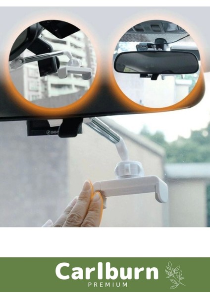 Özel Üretim 360 Derece Dönebilen Ayarlanabilir Hızlı Sökülebilen Dikiz Aynaya Takılan Telefon Tutucu indirimleri