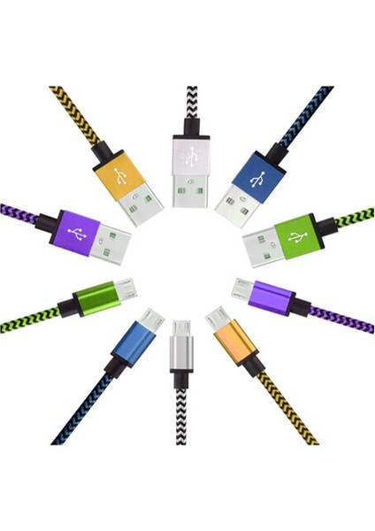 USB Kablosu 2A - Hızlı Şarj Veri Kablosu Android (4887)