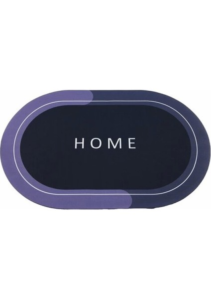 Hornest Oval Banyo Önü Paspası Mat (4887)