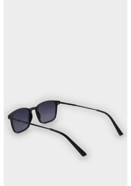 Erkek Kare Siyah Plastik Çerçeve Siyah Cam Polarize Güneş Gözlüğü F0580AXNS fırsatları