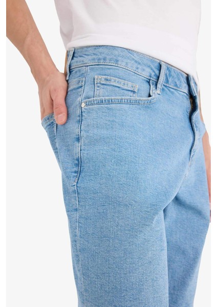 Regular Fit Jean Bermuda Şort A4805AX25SM