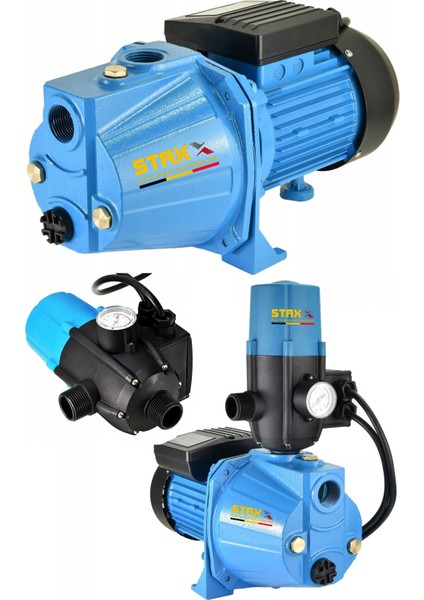 1.5hp Multijet Tam Otomatik Metal Dişli Sistem Bakır Sargılı Büyük Boy Su Pompası Motoru Hidrofor