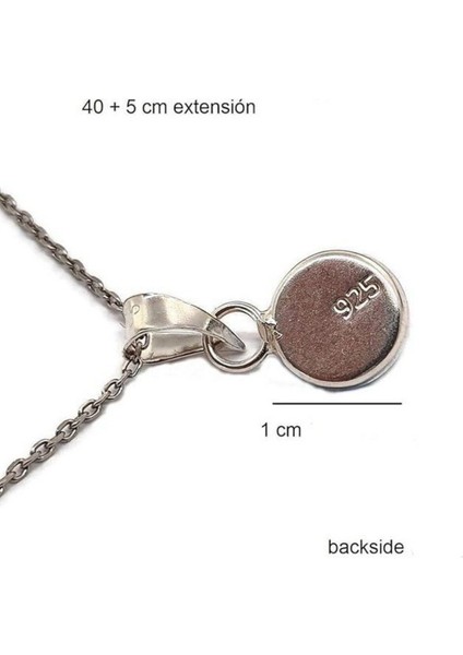 Şeffaf Açık Mavi Renk 8 mm Cam Nazar Boncuğu 925 Ayar Gümüş Kolye fiyatları